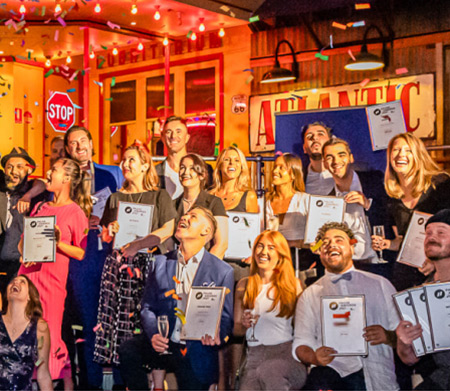 Group Photo at Pause Awards 2021